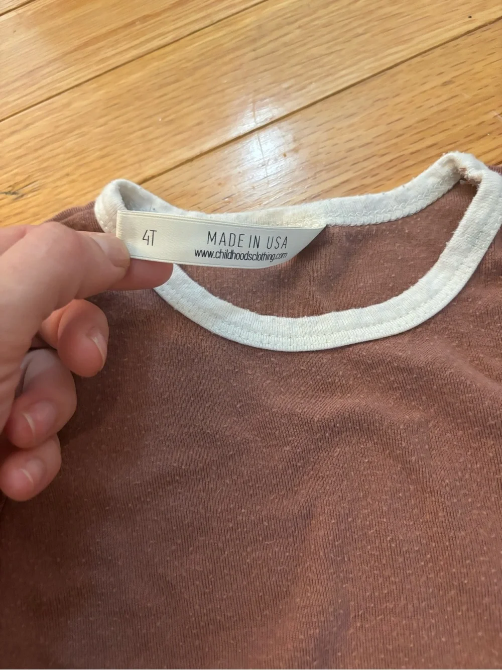 Childhoods matching brown Set with Cream Trim 4T